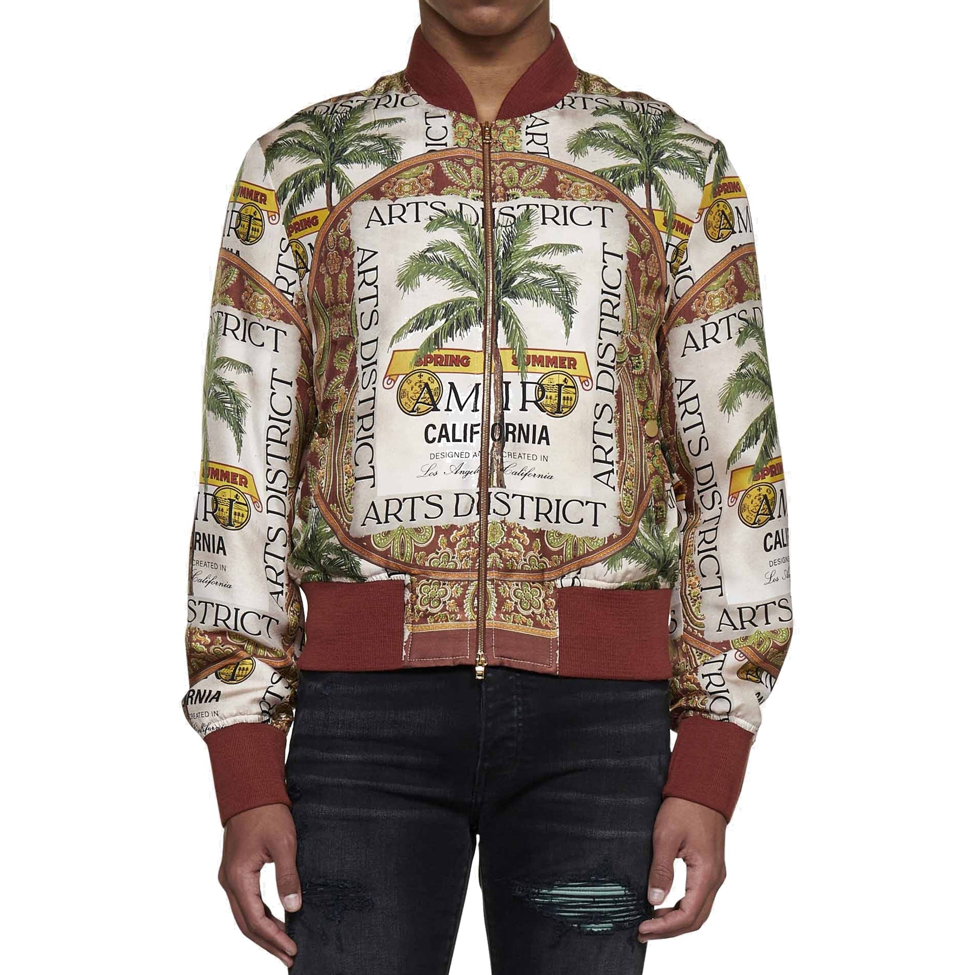 Amiri Printed Silk Jacket Men
