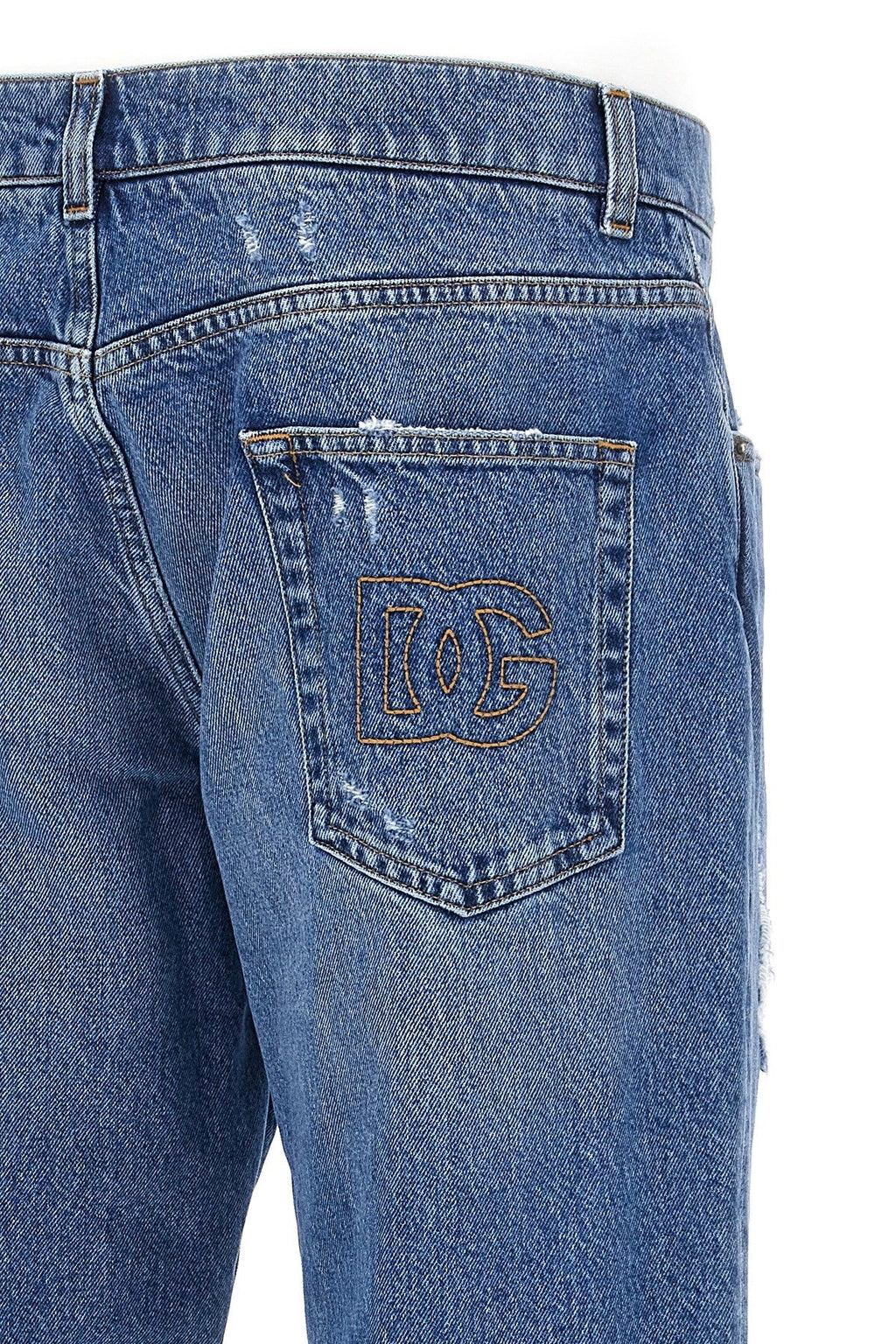 Dolce & Gabbana Men Destroyed Jeans