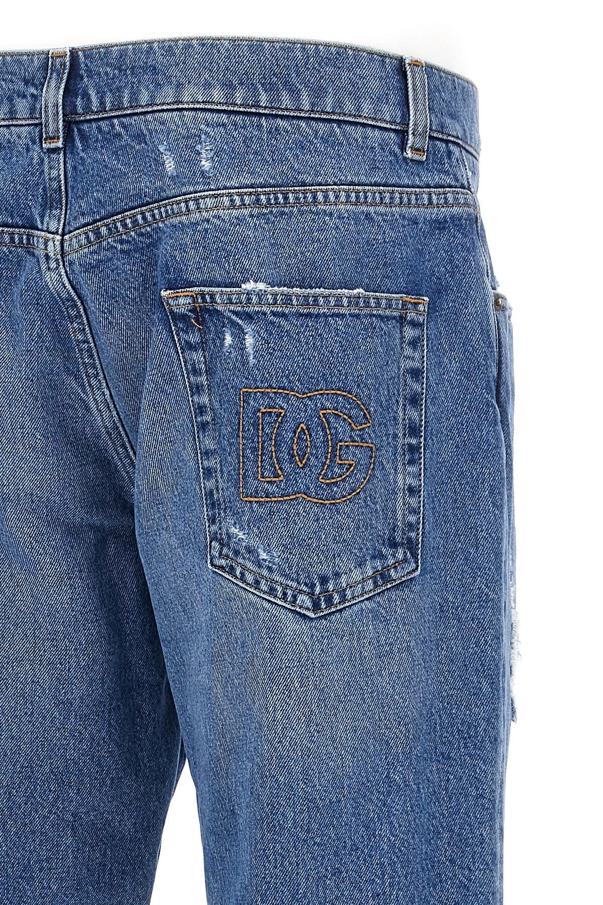 Dolce & Gabbana Men Destroyed Jeans
