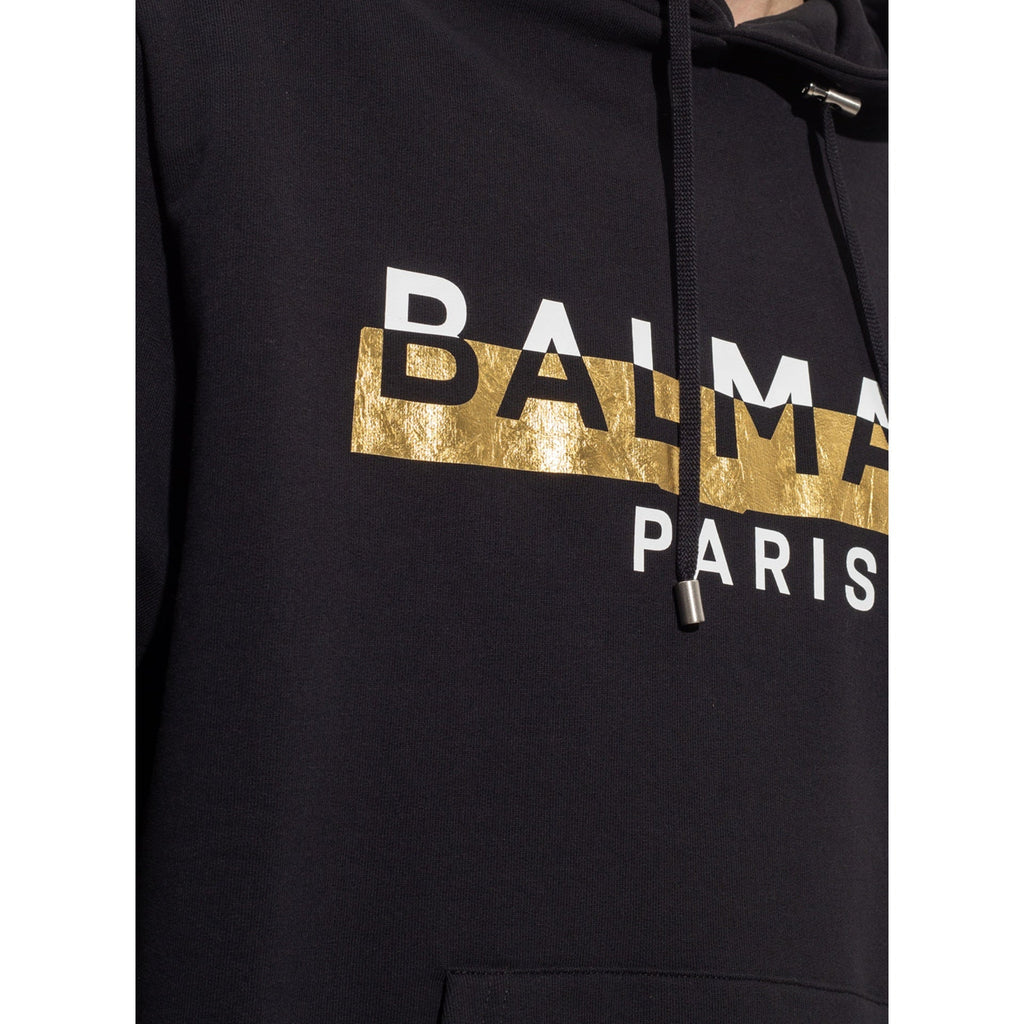 Balmain Logo Hooded Sweatshirt Men