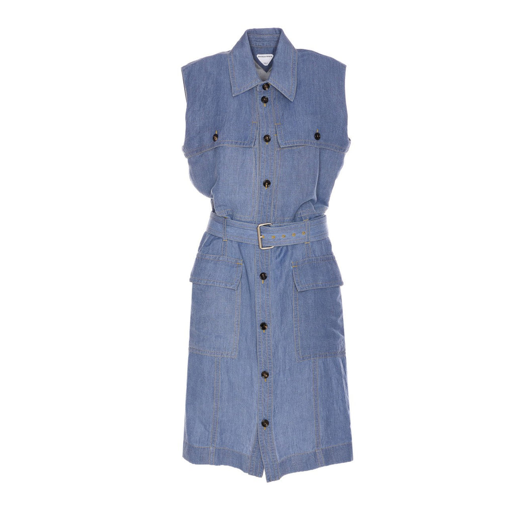 Bottega Veneta Women Denim Dress