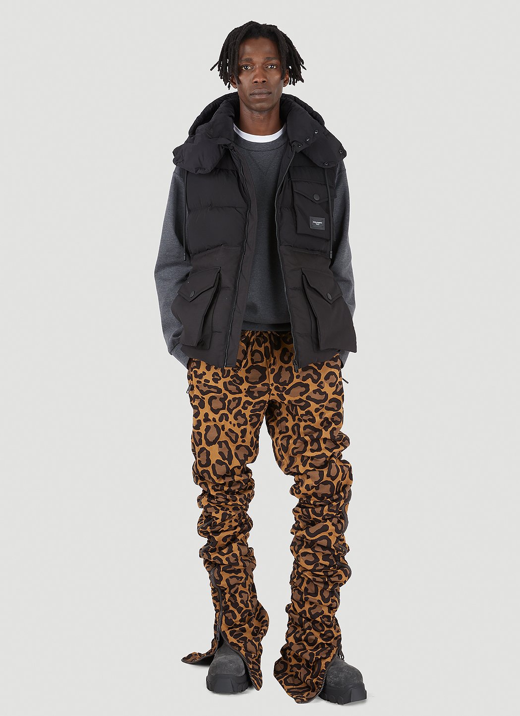 Dolce & Gabbana Men Sleeveless Down Jacket