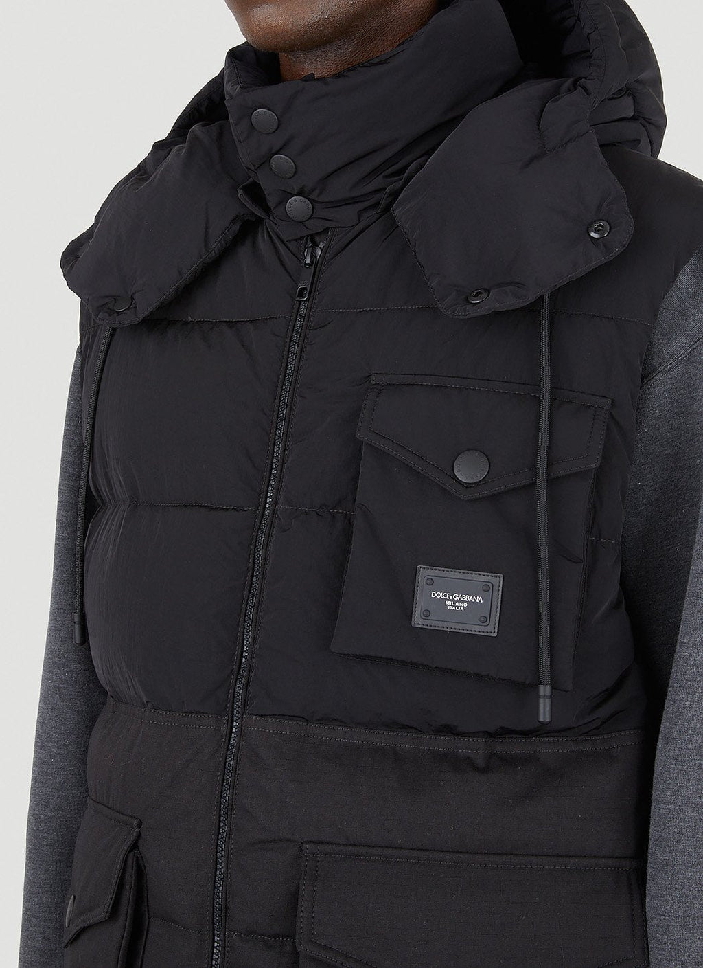 Dolce & Gabbana Men Sleeveless Down Jacket