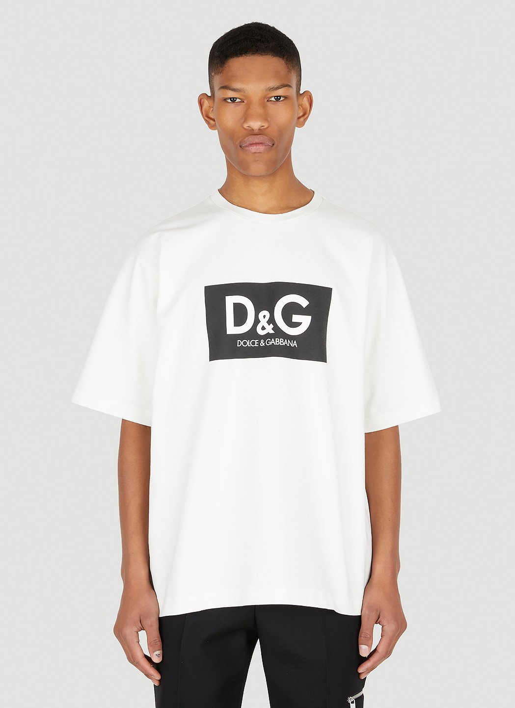 Dolce & Gabbana Men Logo Print T-Shirt