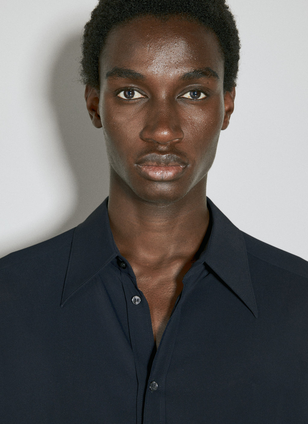 Dolce & Gabbana Men Martini Fit Stretch Charmeuse Shirt