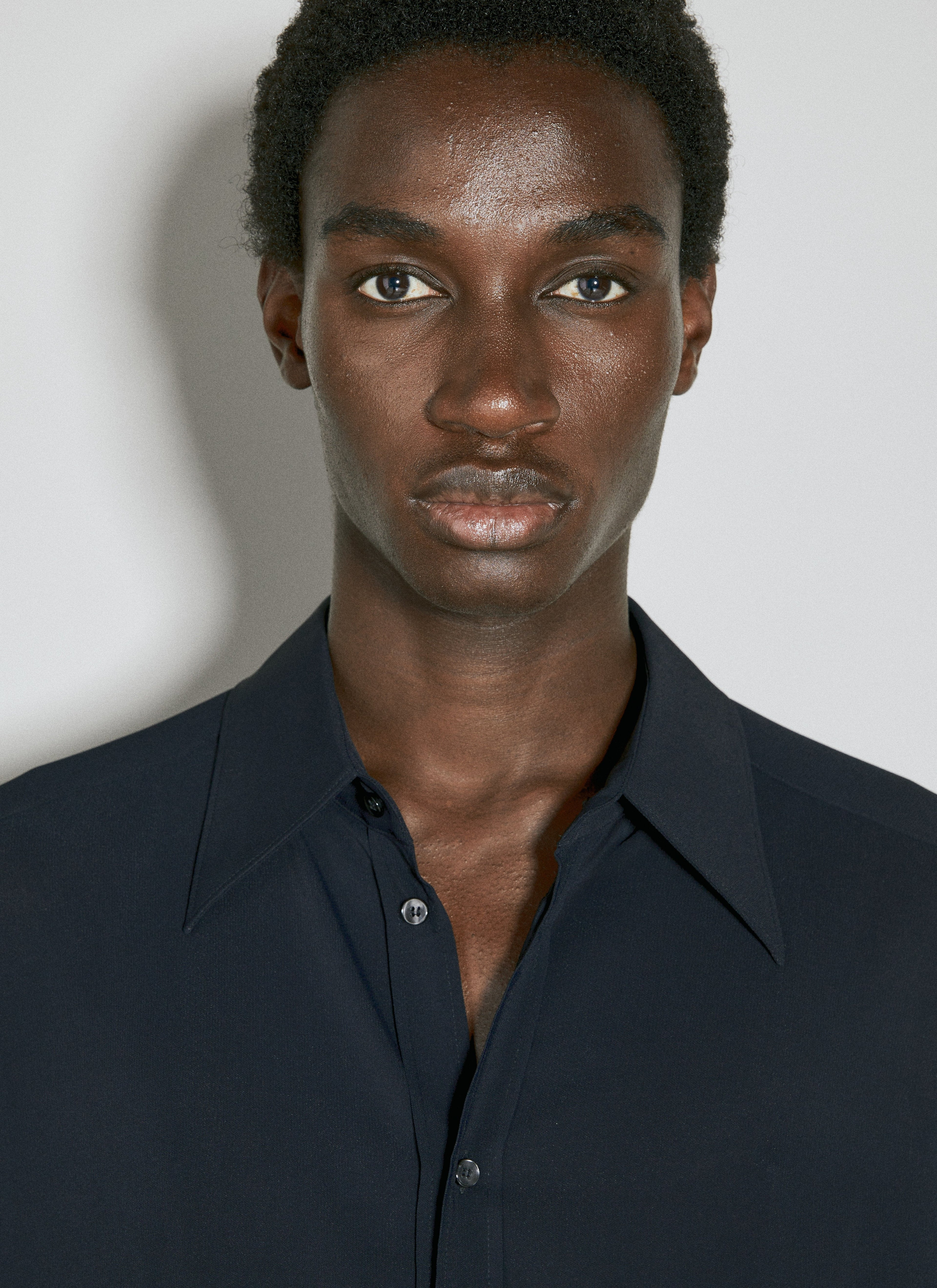 Dolce & Gabbana Men Martini Fit Stretch Charmeuse Shirt