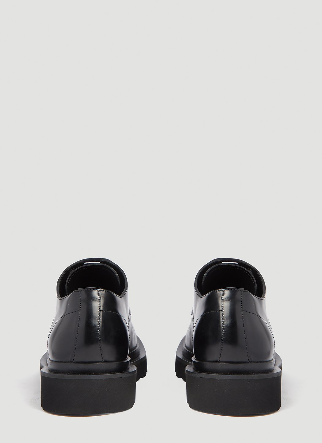 Dolce & Gabbana Men Brushed Leather Derby Shoes