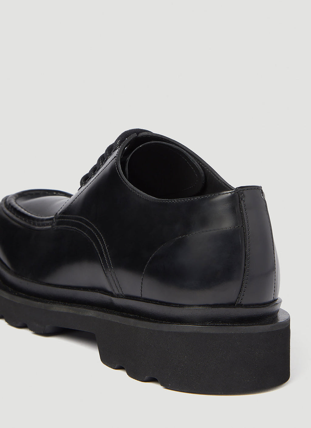 Dolce & Gabbana Men Brushed Leather Derby Shoes