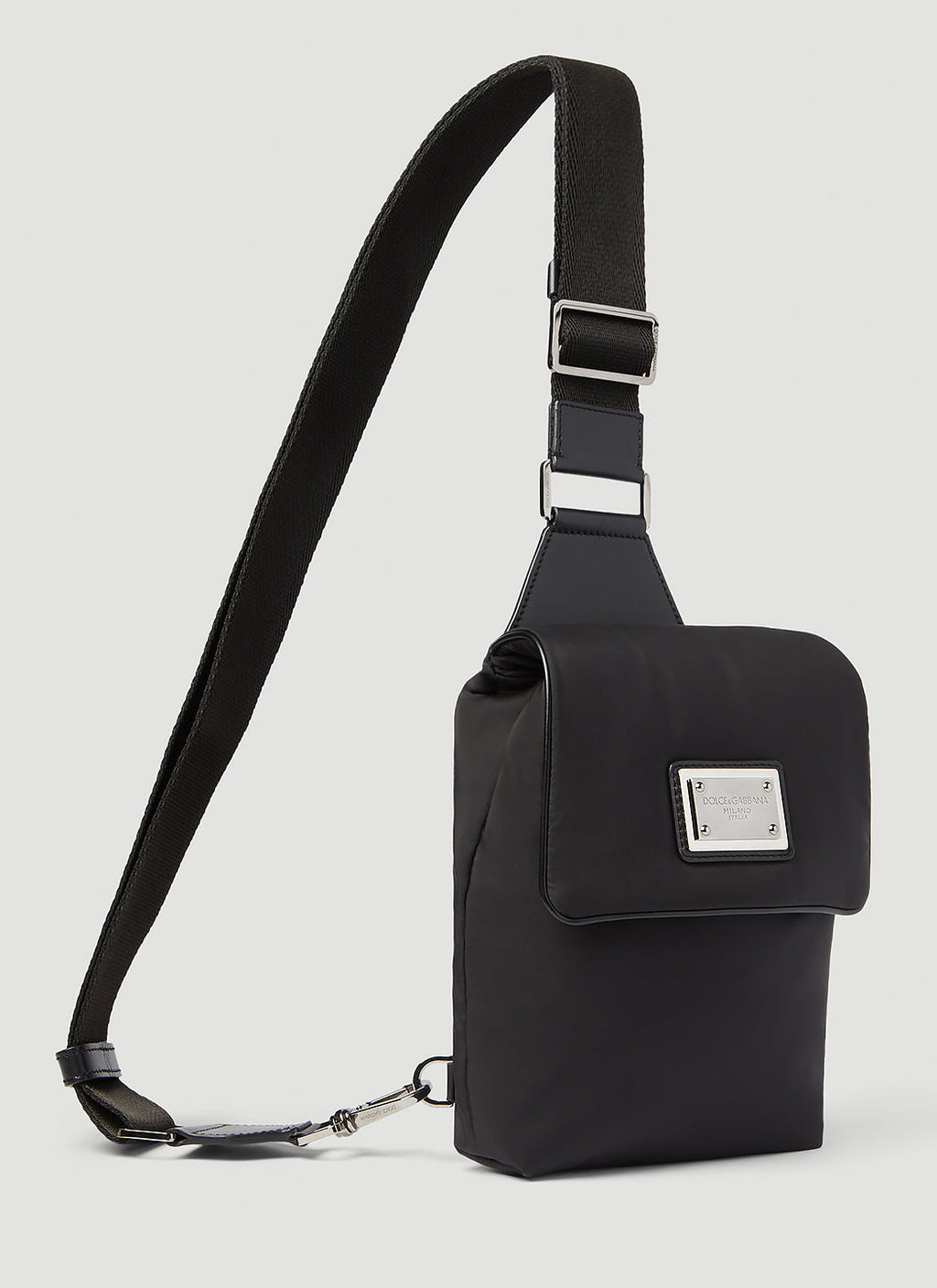 Dolce & Gabbana Men Logo Plaque Nylon Belt Bag