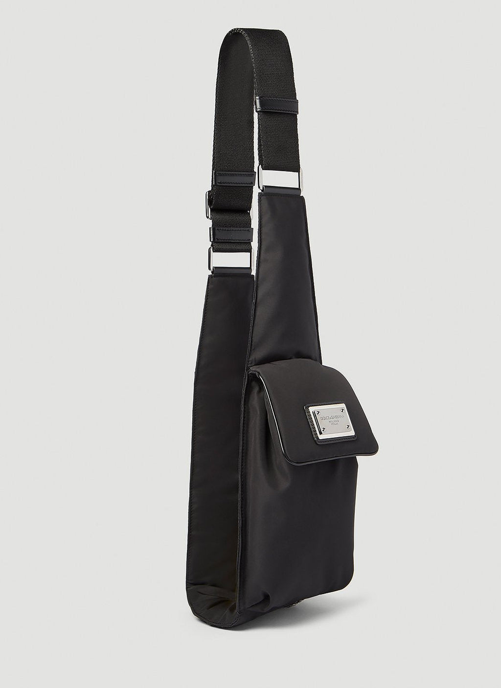 Dolce & Gabbana Men Logo Plaque Nylon Belt Bag