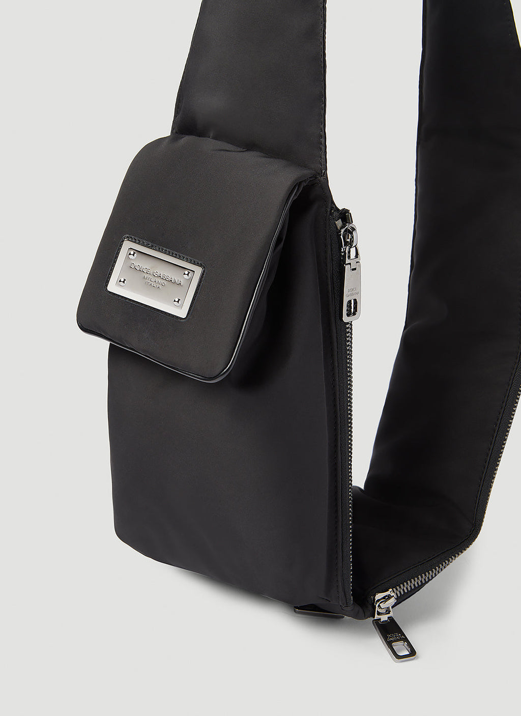 Dolce & Gabbana Men Logo Plaque Nylon Belt Bag