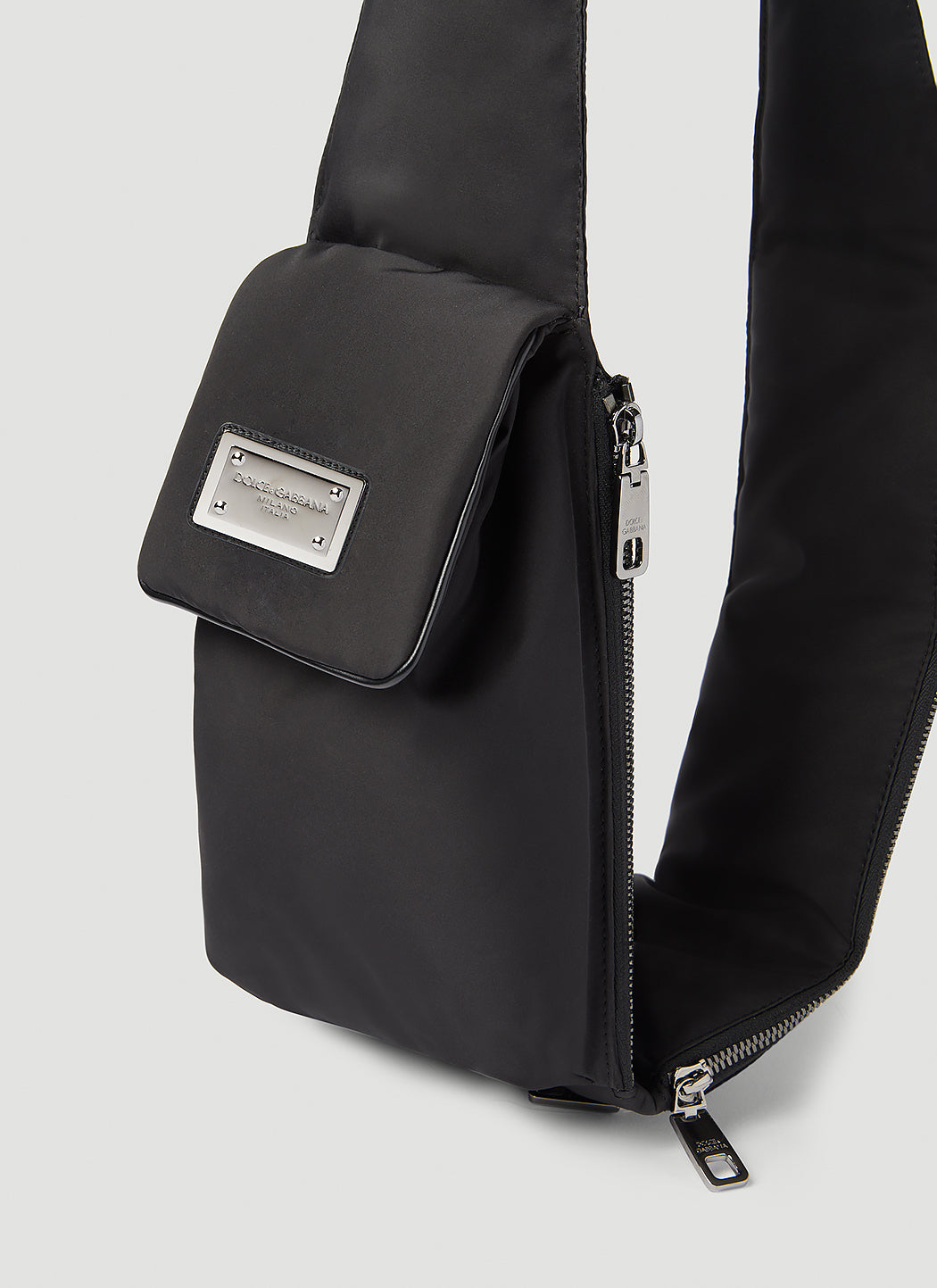 Dolce & Gabbana Men Logo Plaque Nylon Belt Bag