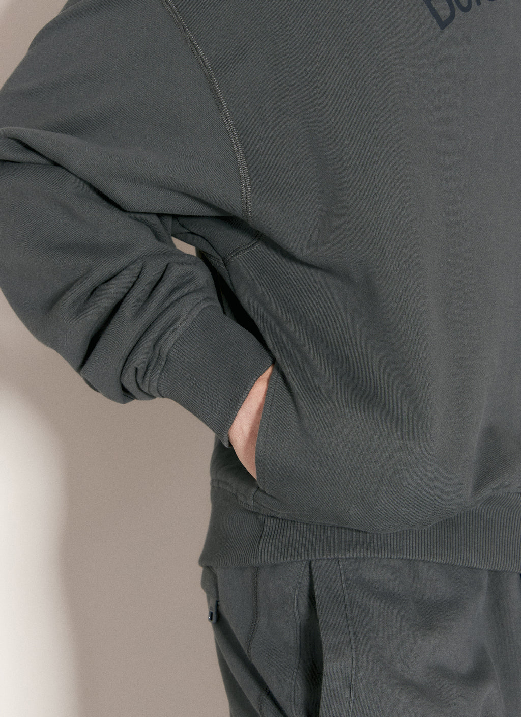 Dolce & Gabbana Men Cropped Hooded Sweatshirt