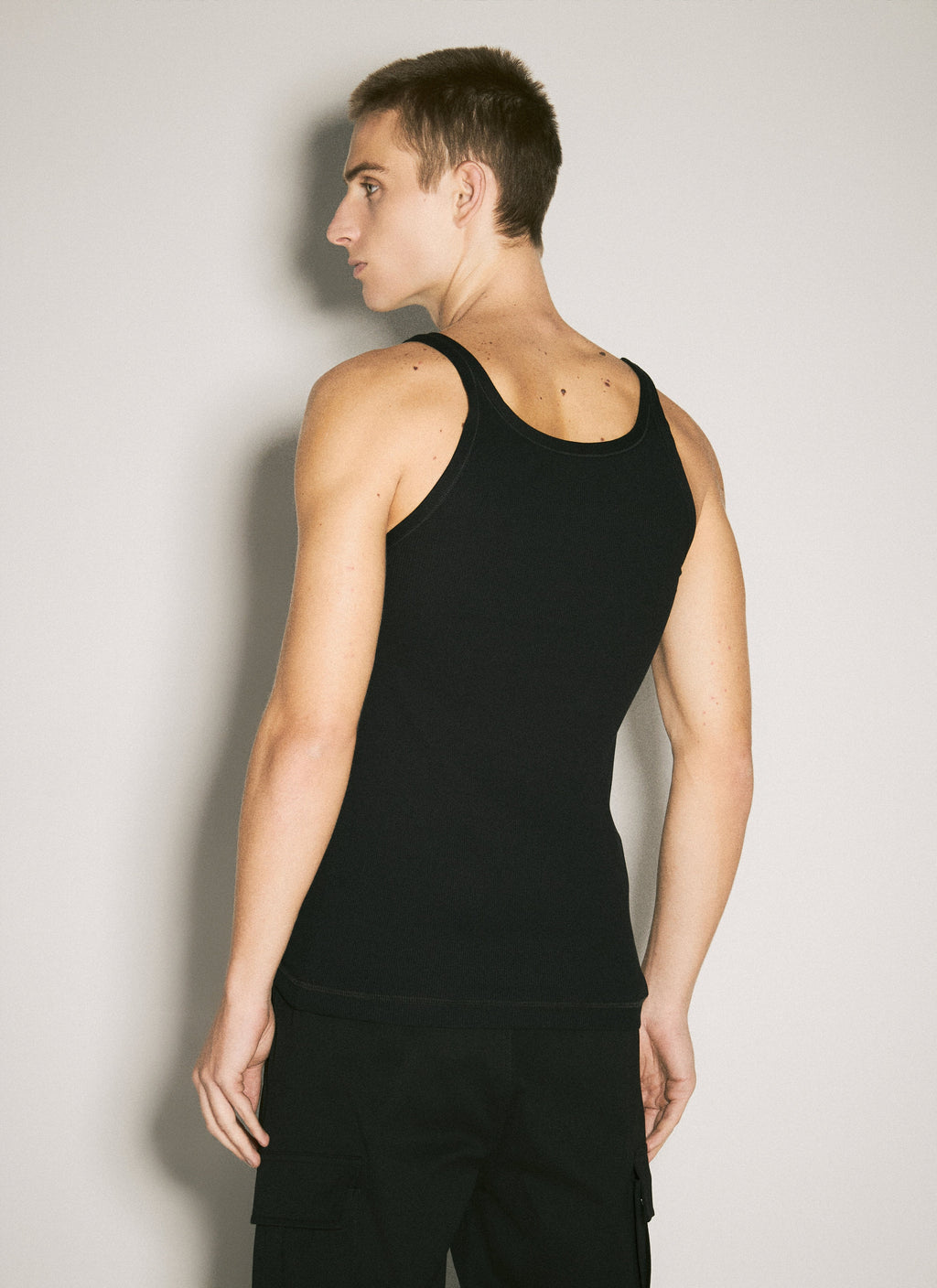 Dolce & Gabbana Men Logo Embroidery Tank Top