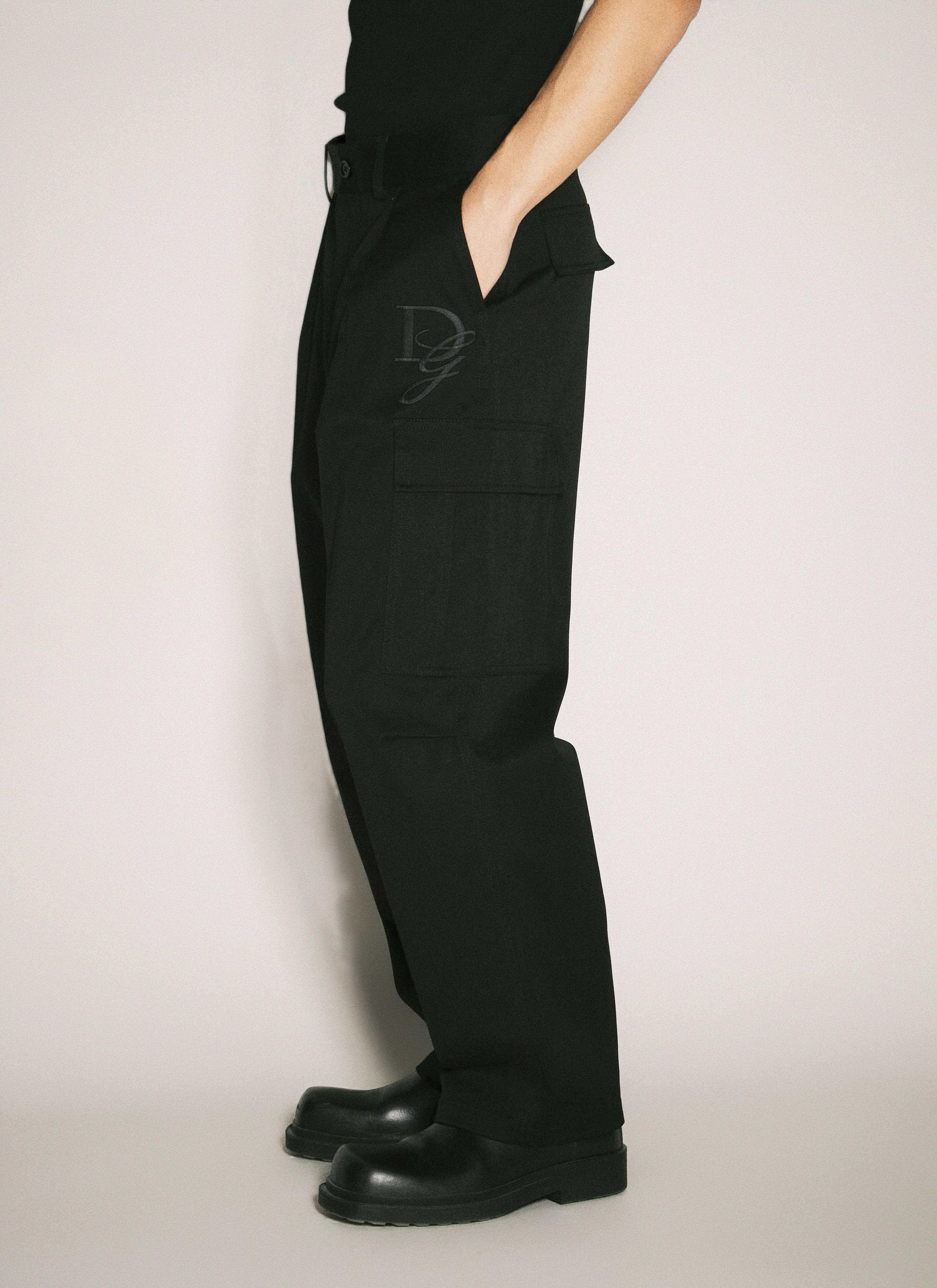 Dolce & Gabbana Men Twill Cargo Pants