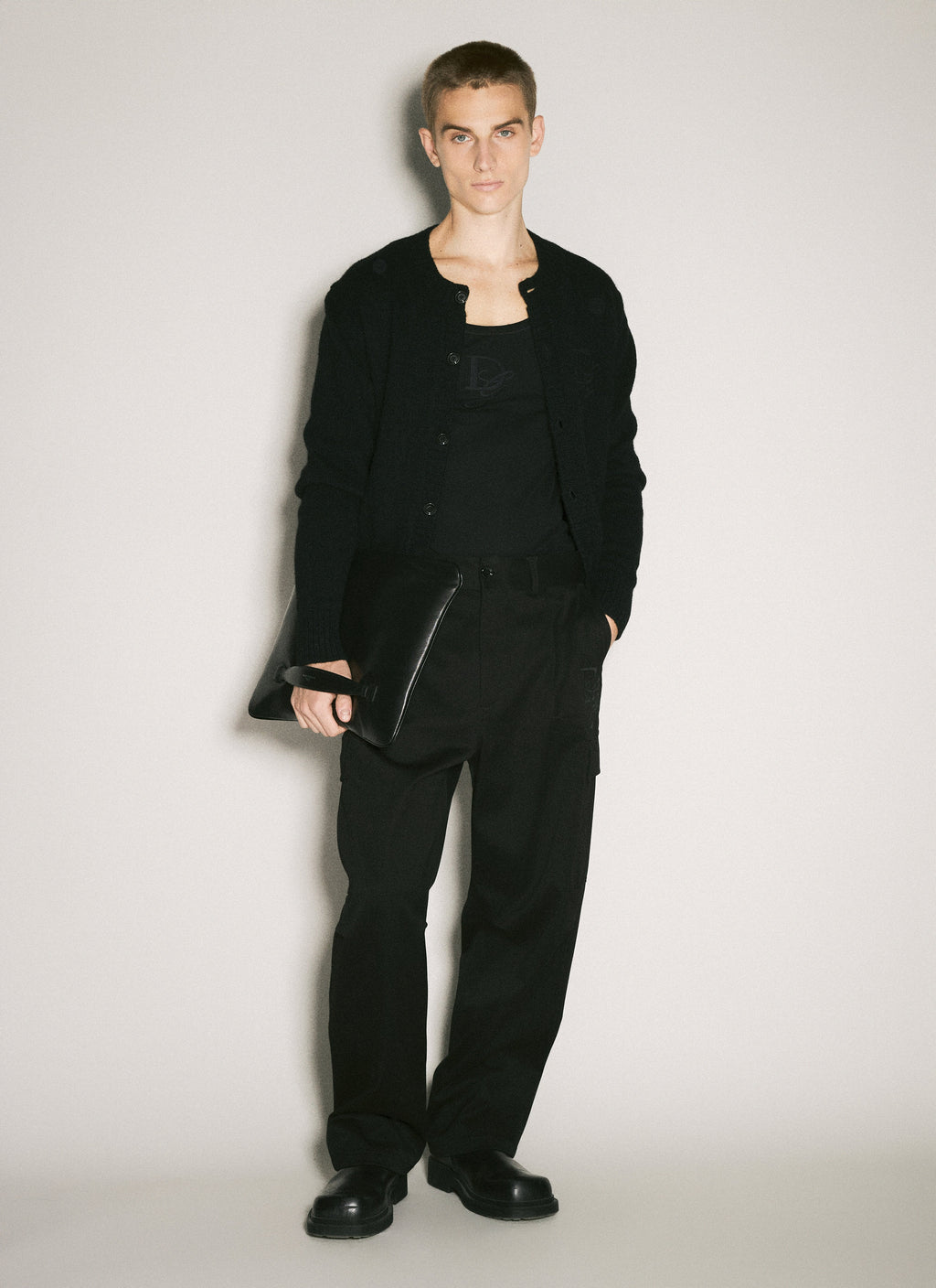 Dolce & Gabbana Men Nappa Leather Handbag