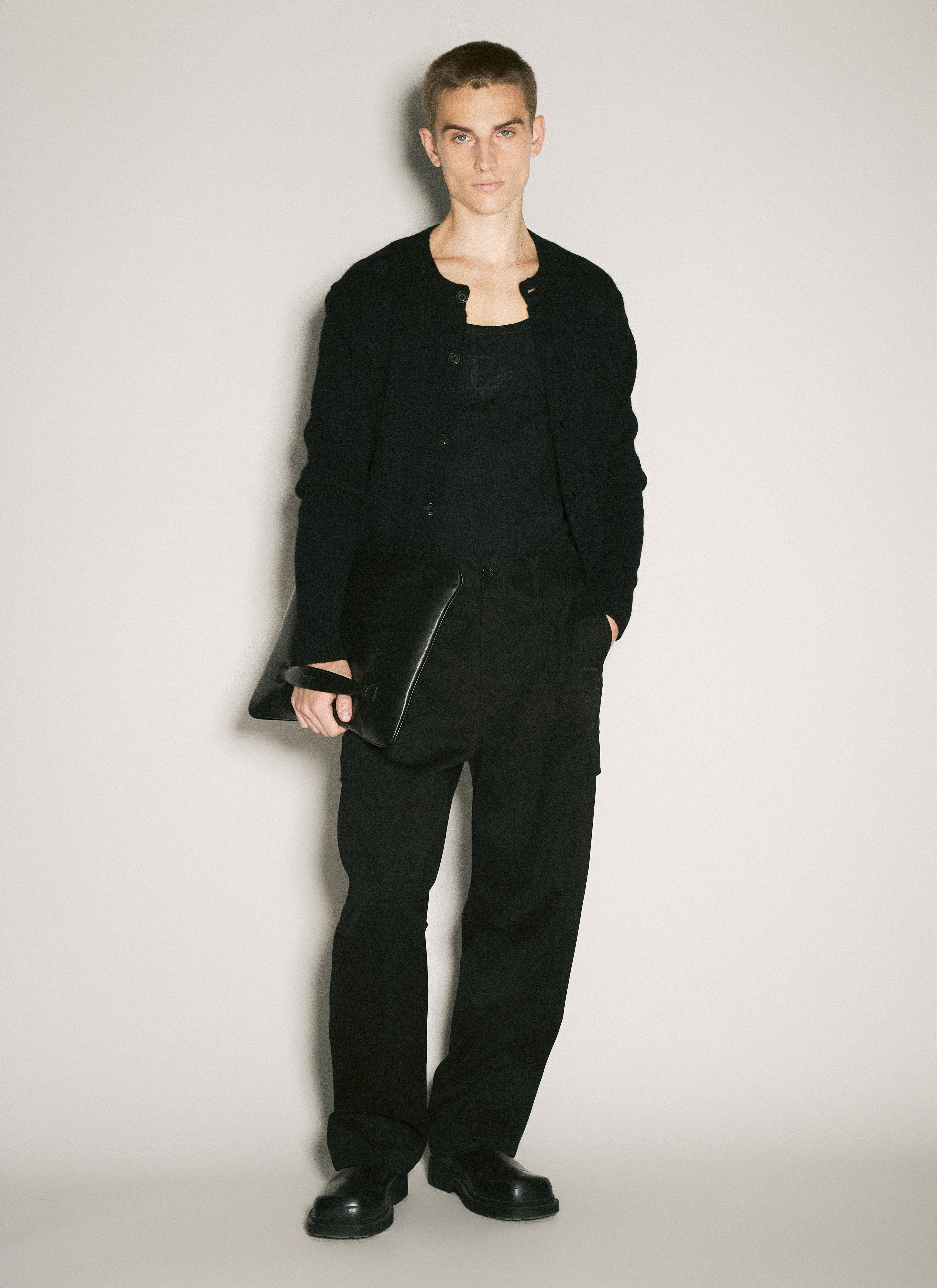 Dolce & Gabbana Men Nappa Leather Handbag