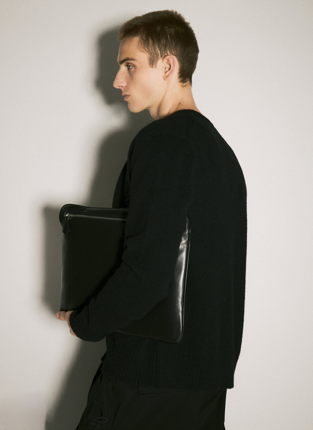 Dolce & Gabbana Men Nappa Leather Handbag