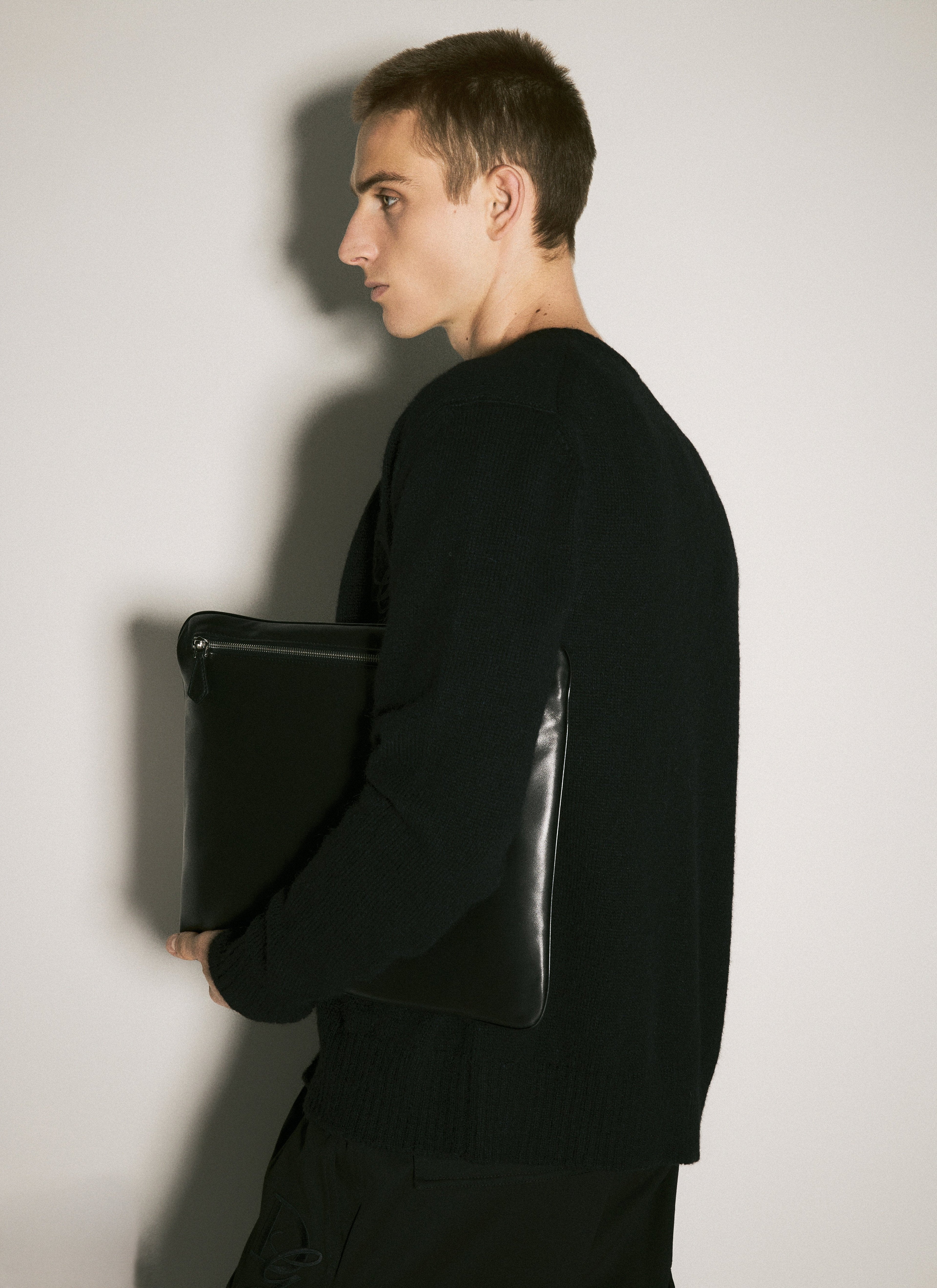 Dolce & Gabbana Men Nappa Leather Handbag