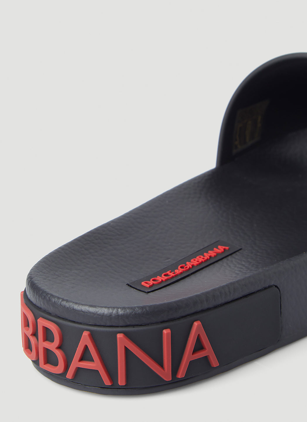 Dolce & Gabbana Women Logo Embossed Slides