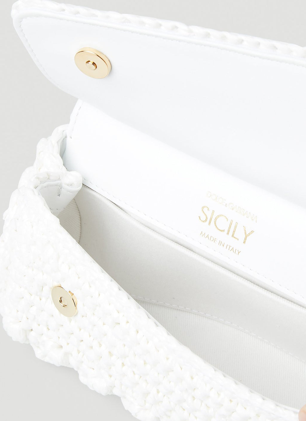 Dolce & Gabbana Women Small Crochet Sicily Handbag