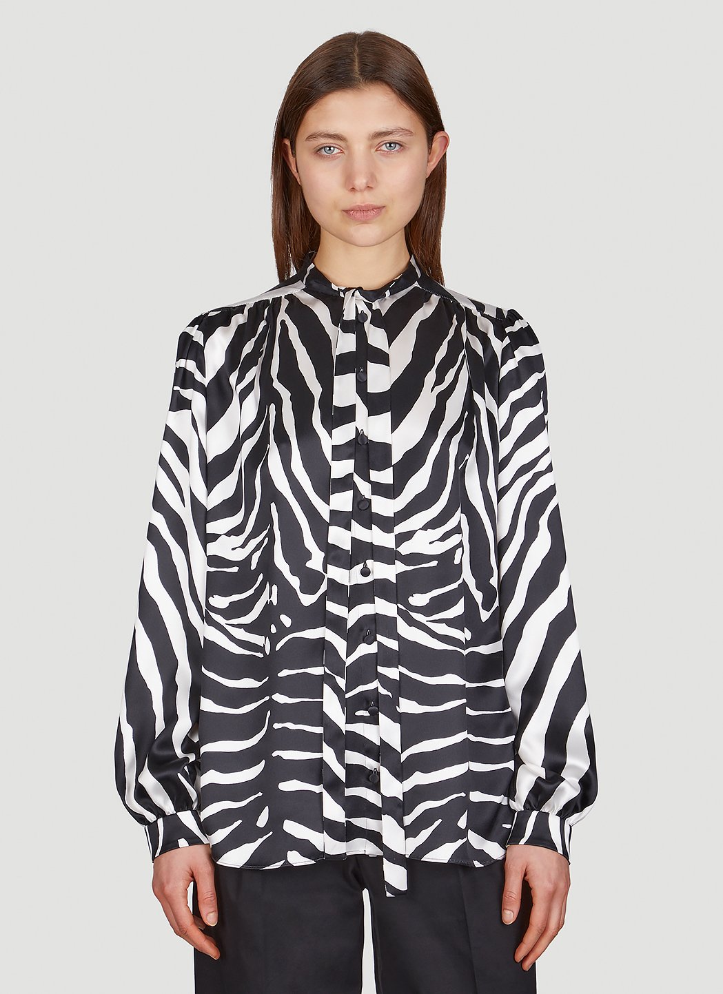 Dolce & Gabbana Women Zebra Print Shirt