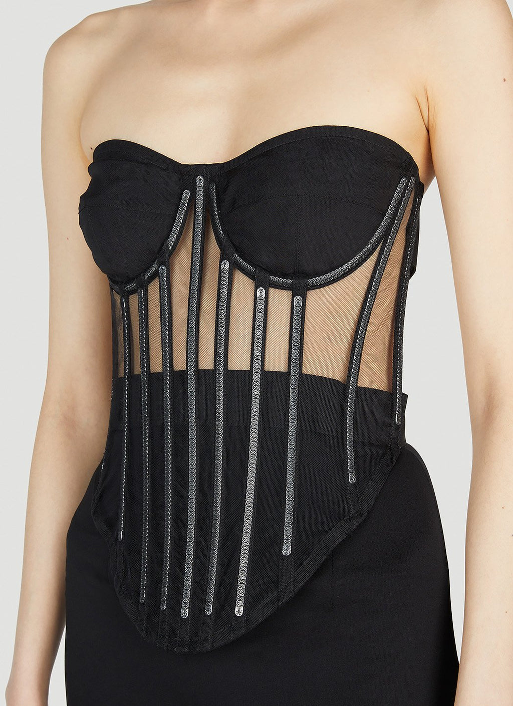 Dolce & Gabbana Women Kim Embellished Corset Top