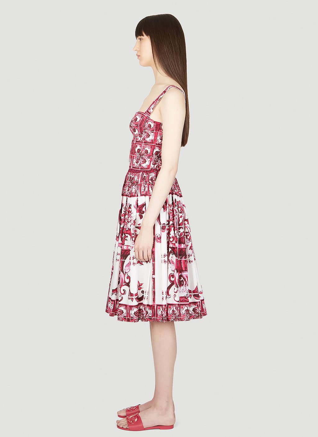 Dolce & Gabbana Women Majolica Print Dress
