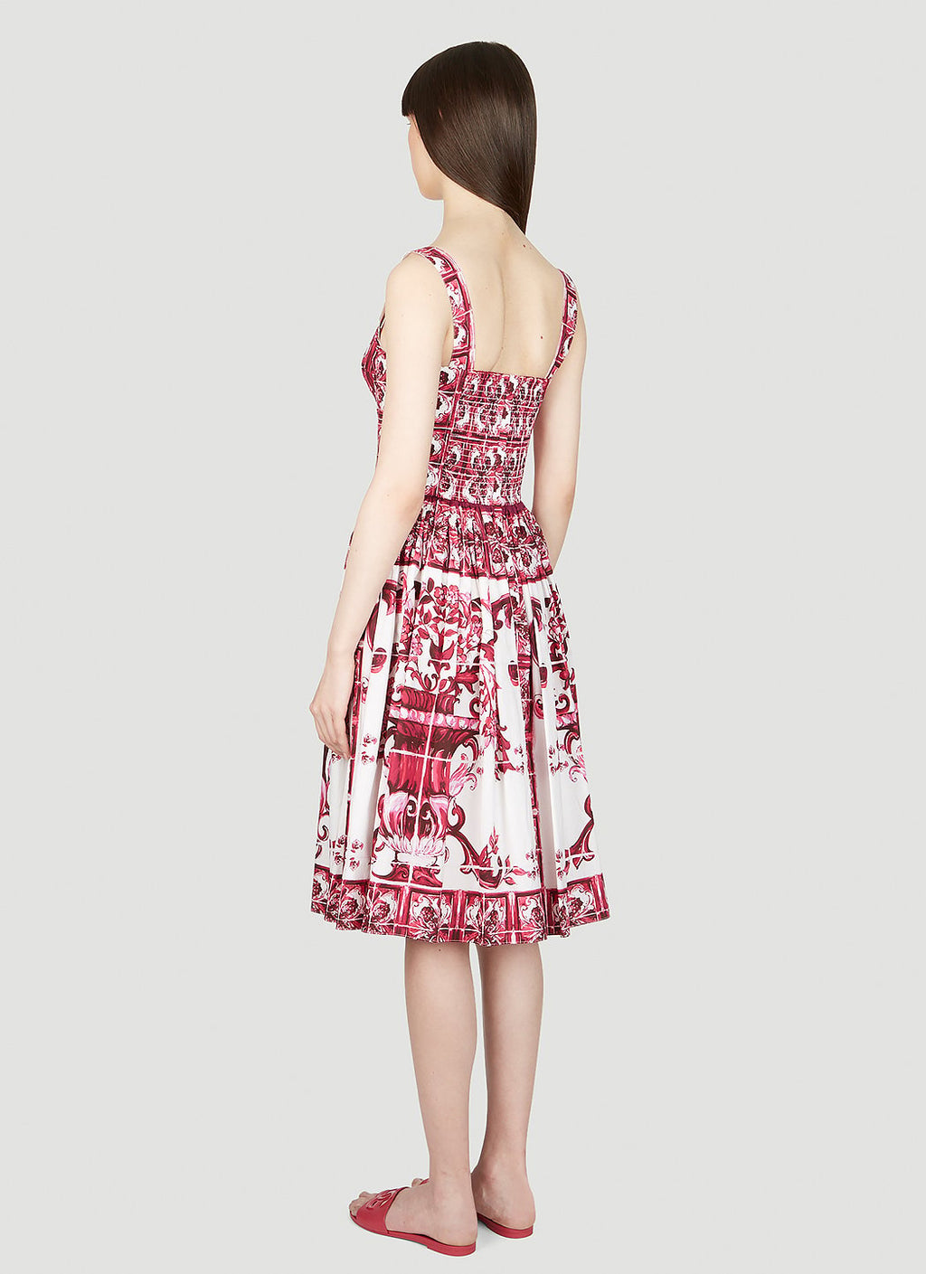 Dolce & Gabbana Women Majolica Print Dress