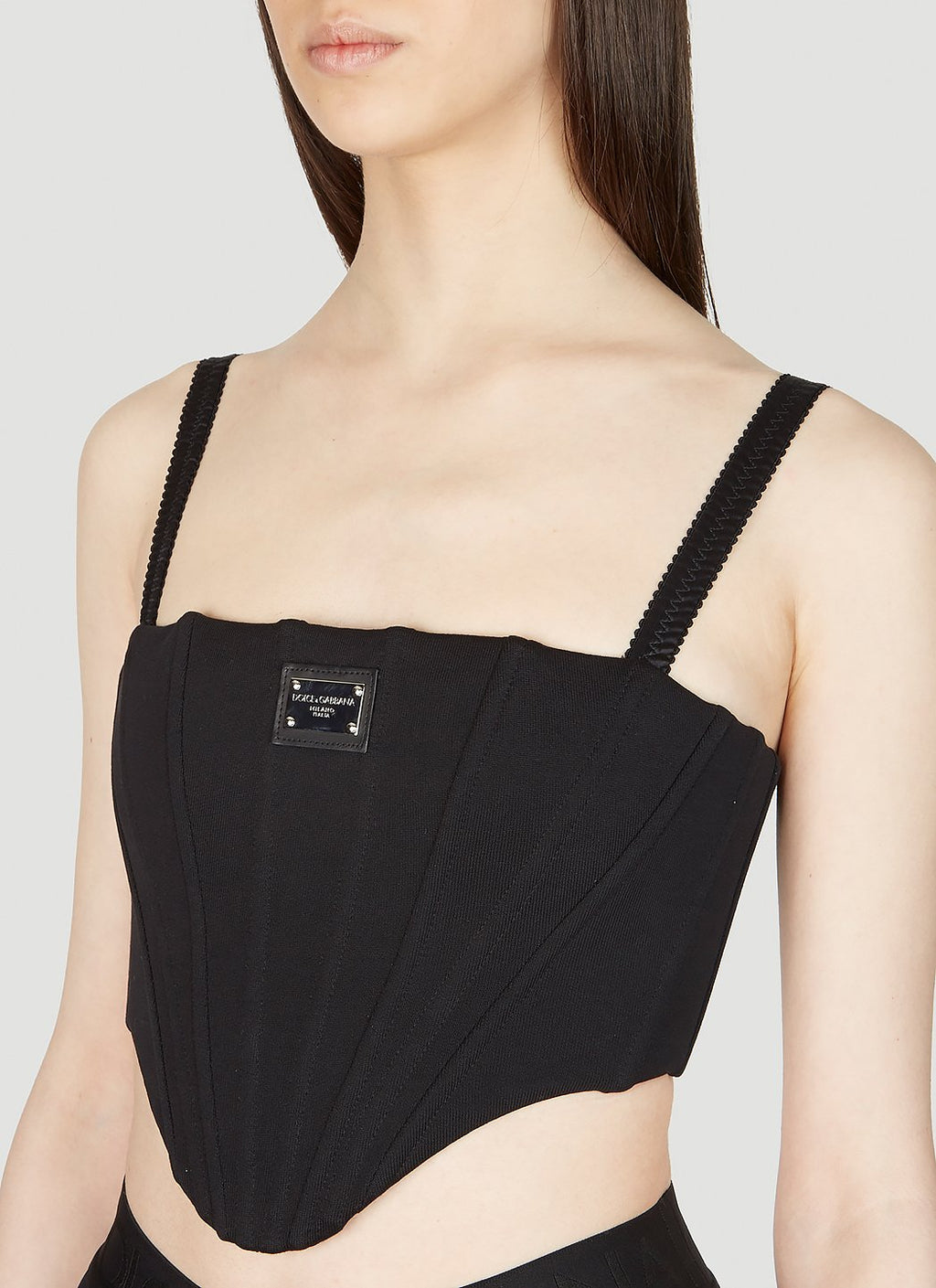 Dolce & Gabbana Women Logo Plaque Corset
