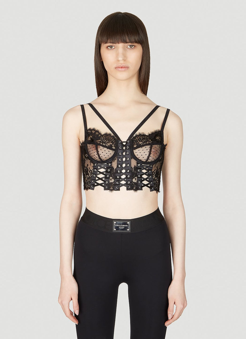 Dolce & Gabbana Women Floral Lace Bralette Top