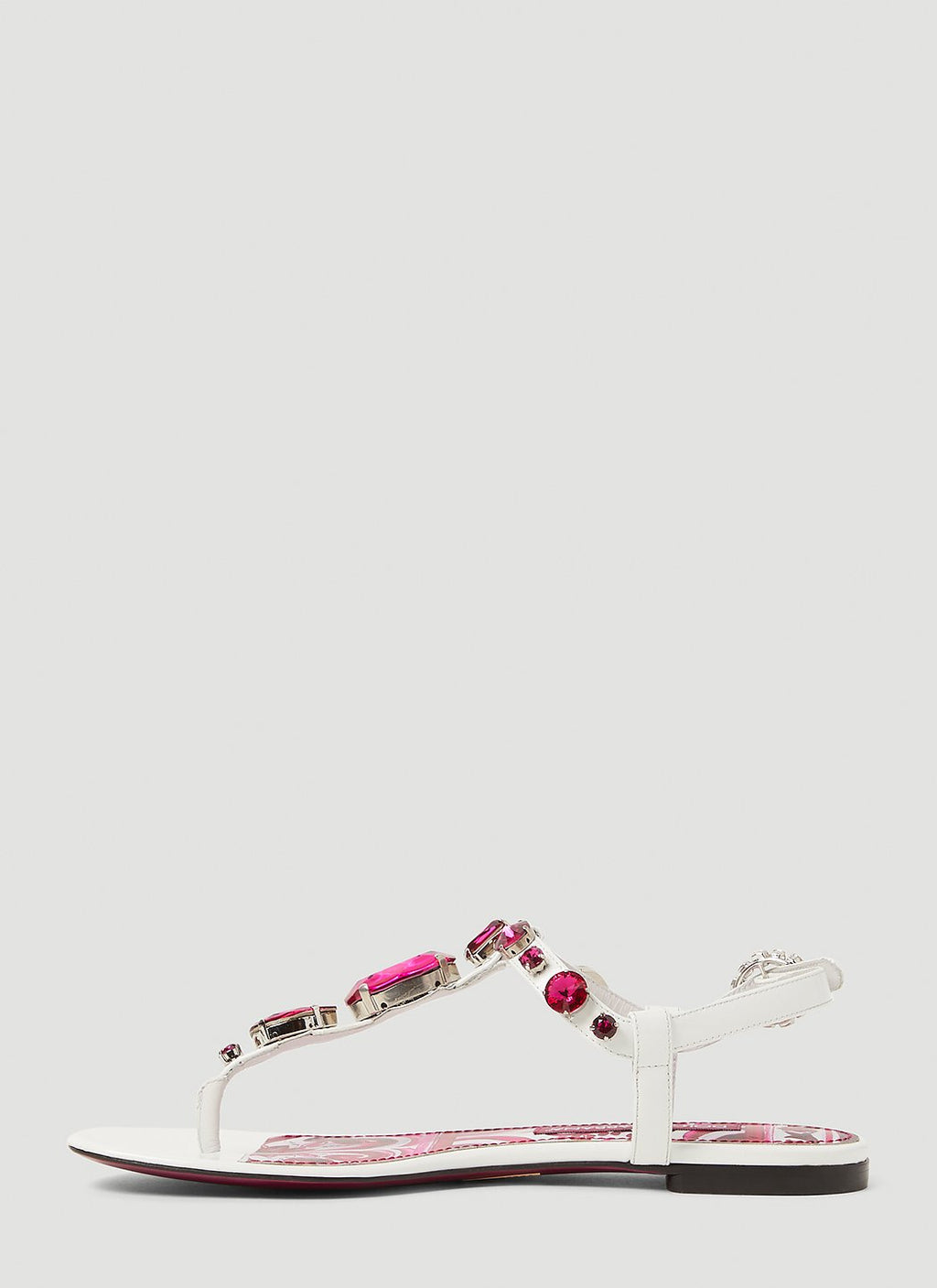 Dolce & Gabbana Women Crystal Embellished Majolica Sandals