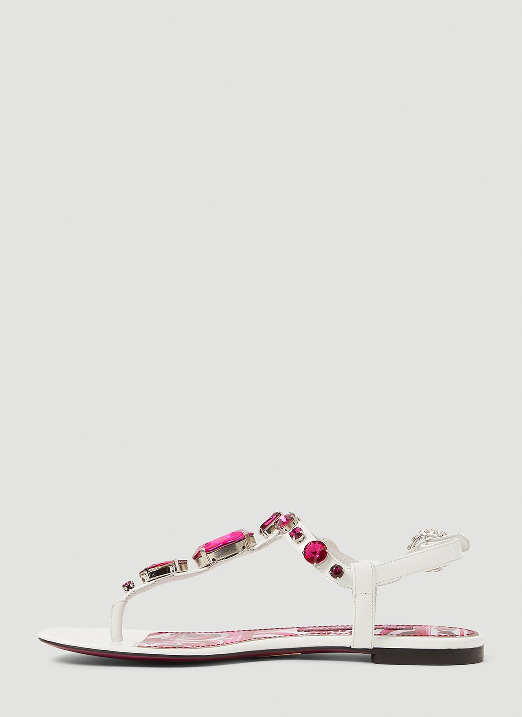 Dolce & Gabbana Women Crystal Embellished Majolica Sandals