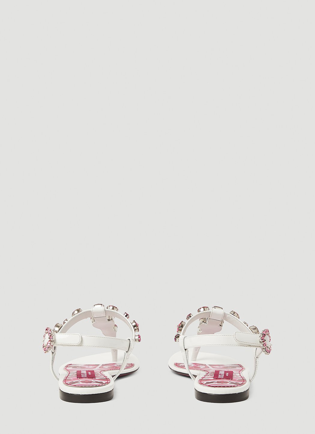 Dolce & Gabbana Women Crystal Embellished Majolica Sandals