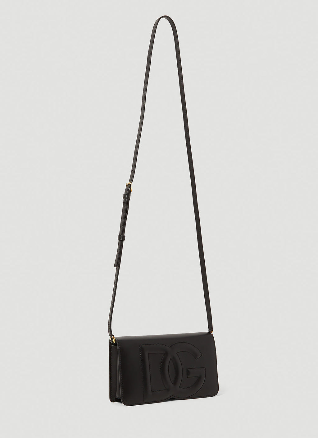 Dolce & Gabbana Women Logo Leather Phone Bag