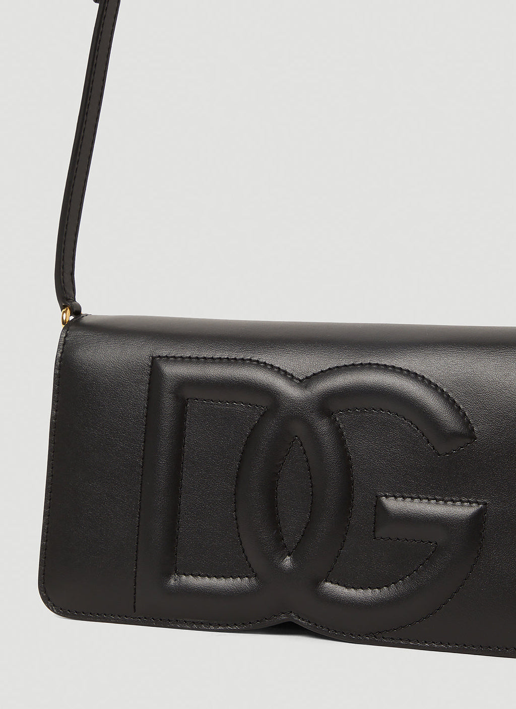 Dolce & Gabbana Women Logo Leather Phone Bag