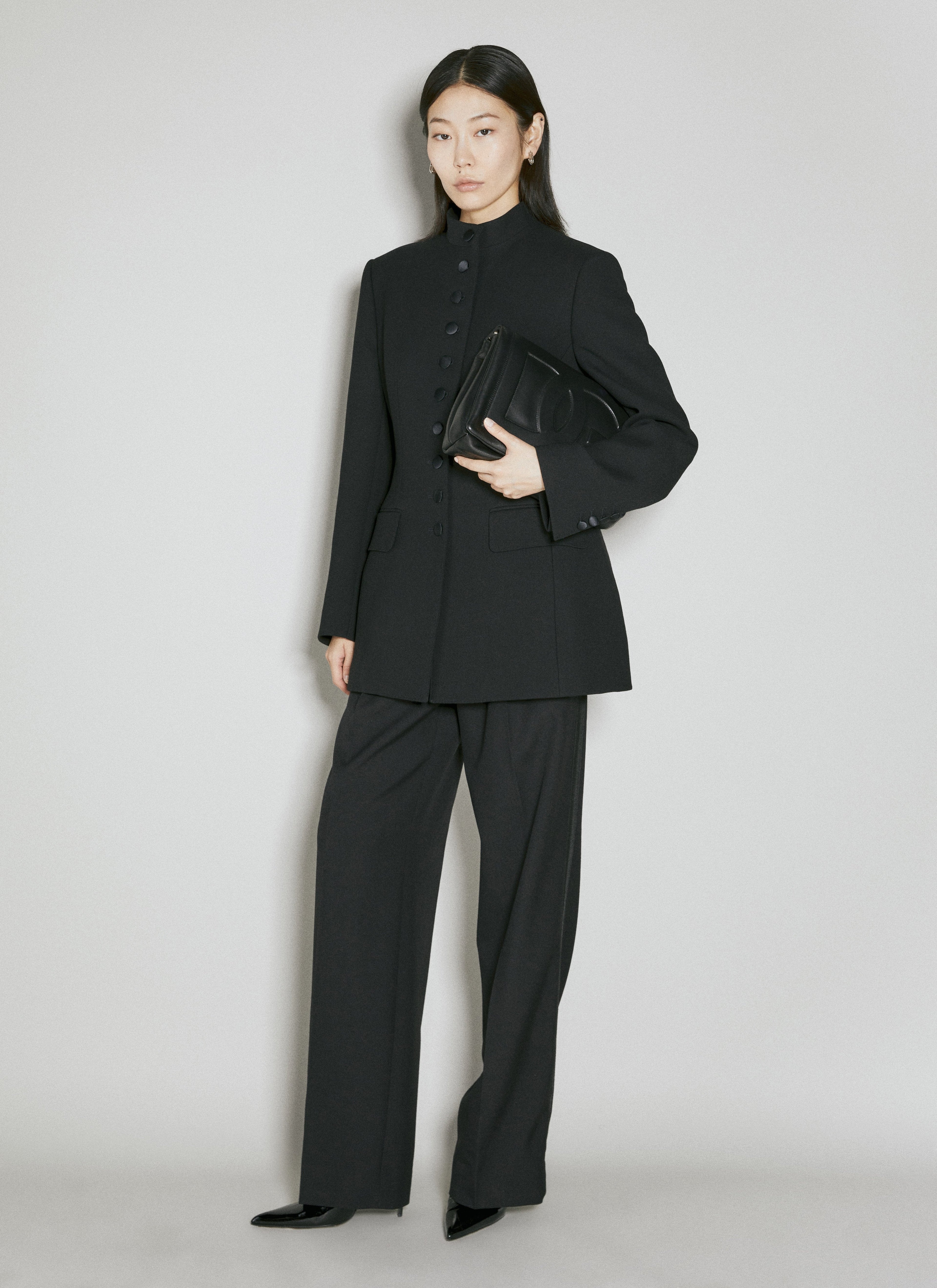 Dolce & Gabbana Women Dg Leather Padded Shoulder Bag