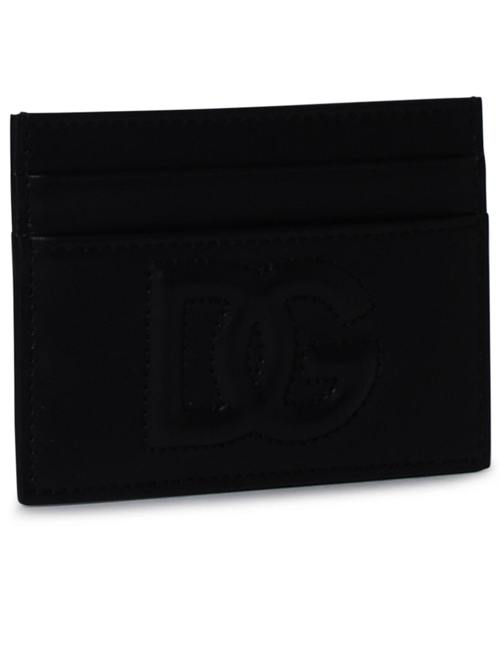 Dolce & Gabbana Black Leather Card Holder Women - EZE Fashion®