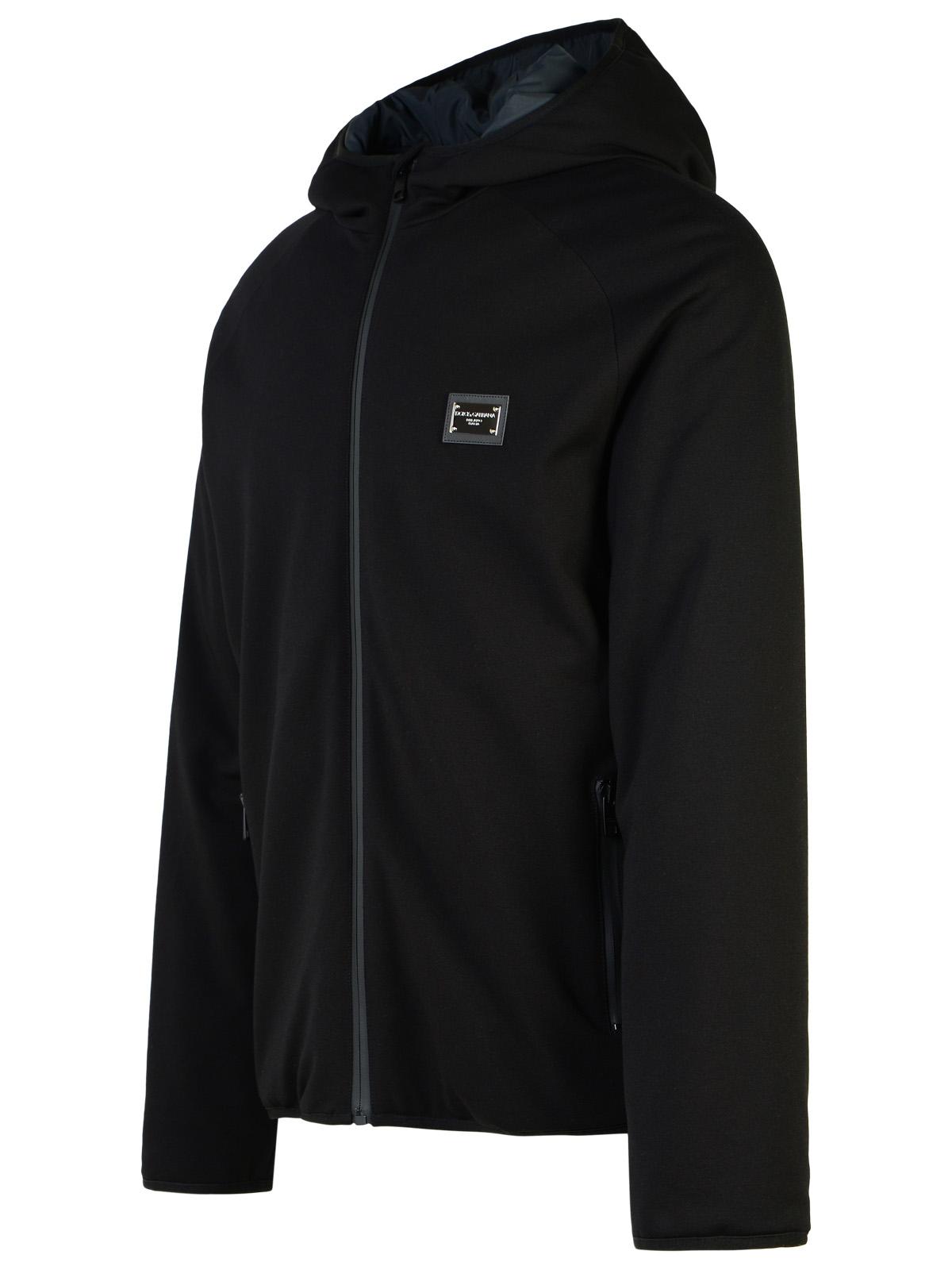 Dolce & Gabbana Black Viscose Blend Jacket Men - EZE Fashion®