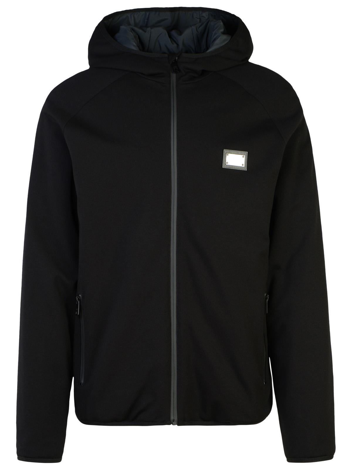 Dolce & Gabbana Black Viscose Blend Jacket Men - EZE Fashion®