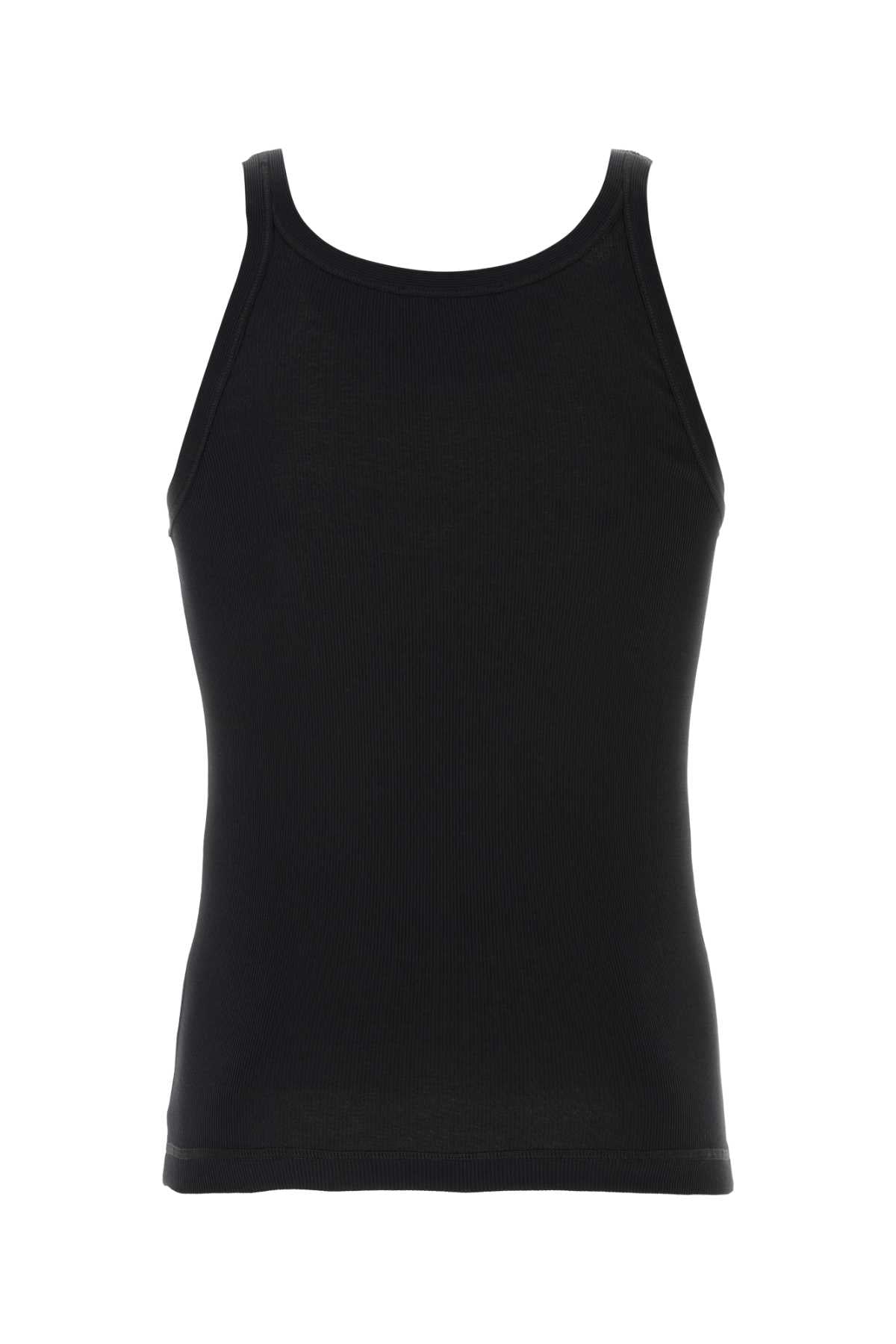 Dolce & Gabbana Men Black Cotton Tank Top - EZE Fashion®
