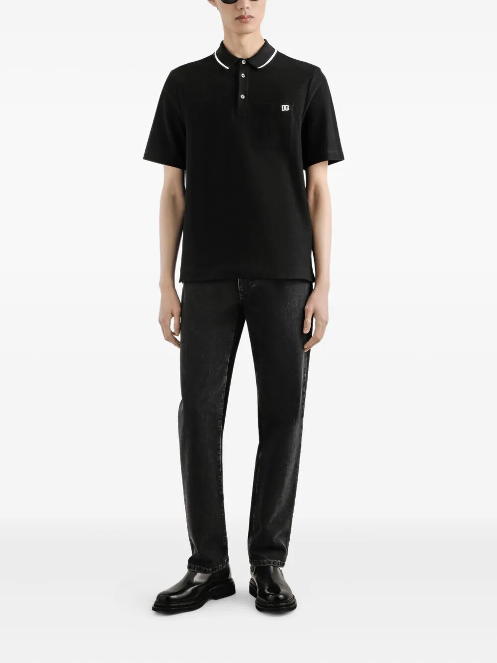 Dolce & Gabbana Men Cotton Piqué Polo Shirt - EZE Fashion®