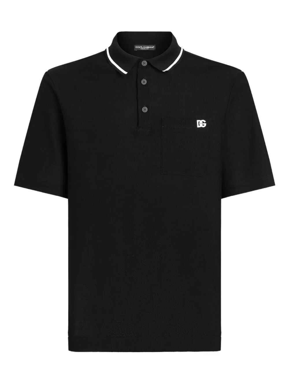Dolce & Gabbana Men Cotton Piqué Polo Shirt - EZE Fashion®