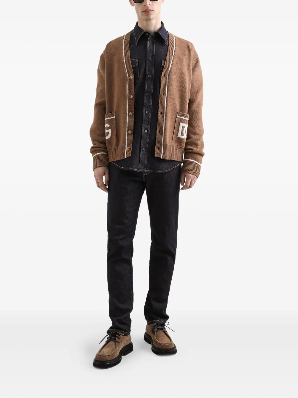 Dolce & Gabbana Men Jeans With Logo Plaque - EZE Fashion®