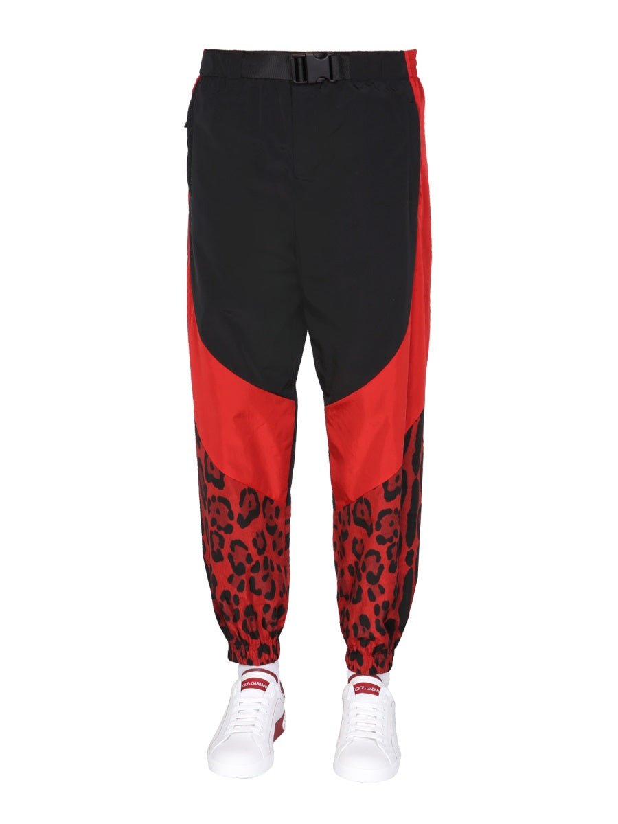 Dolce & Gabbana Men Jogging Pants With Animal Print - EZE Fashion®