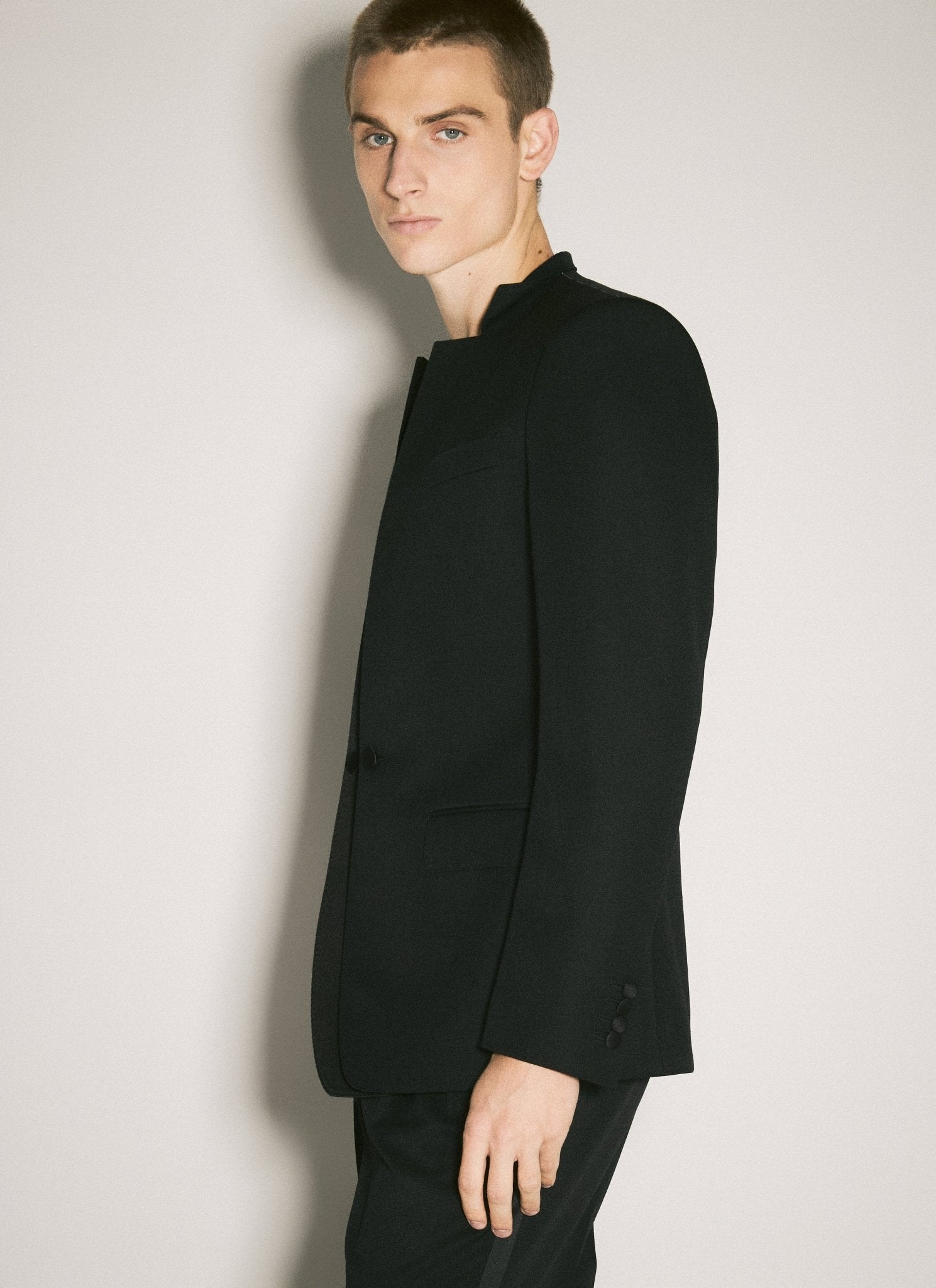 Dolce & Gabbana Men Single - Breasted Wool Jacket - EZE Fashion®