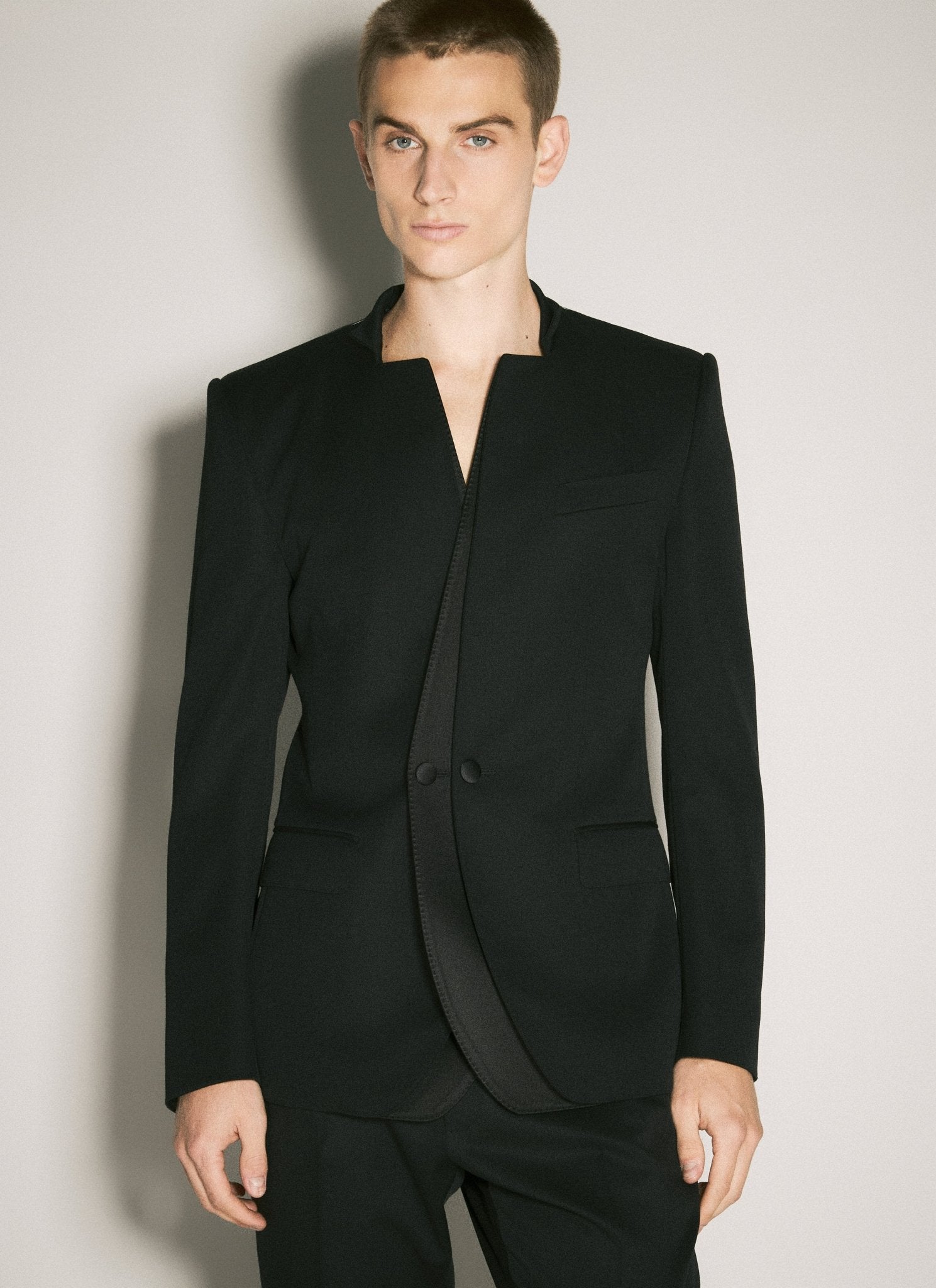 Dolce & Gabbana Men Single - Breasted Wool Jacket - EZE Fashion®