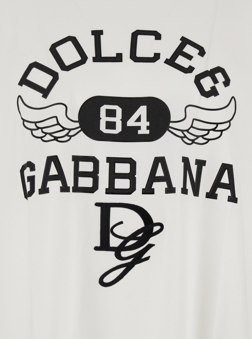 Dolce & Gabbana Men White Oversize T-Shirt With Maxi Logo On The Front In Cotton Man - EZE Fashion®