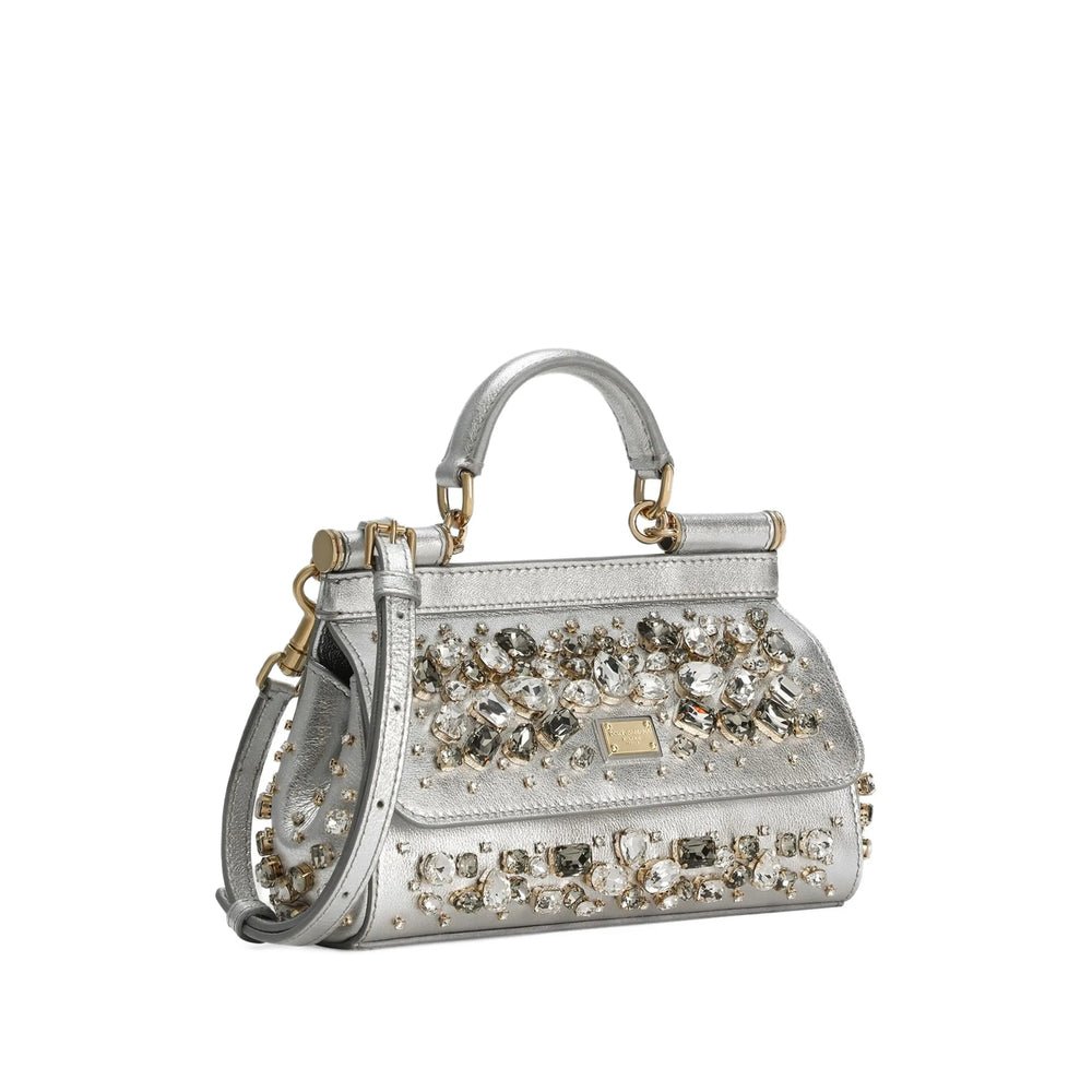 Dolce & Gabbana Silver Tote Bags Women - EZE Fashion®