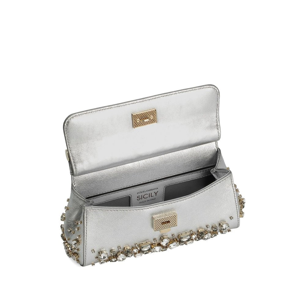 Dolce & Gabbana Silver Tote Bags Women - EZE Fashion®